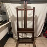 Old solid oak painter's easel