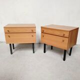 Pair of bedside tables, 1960
