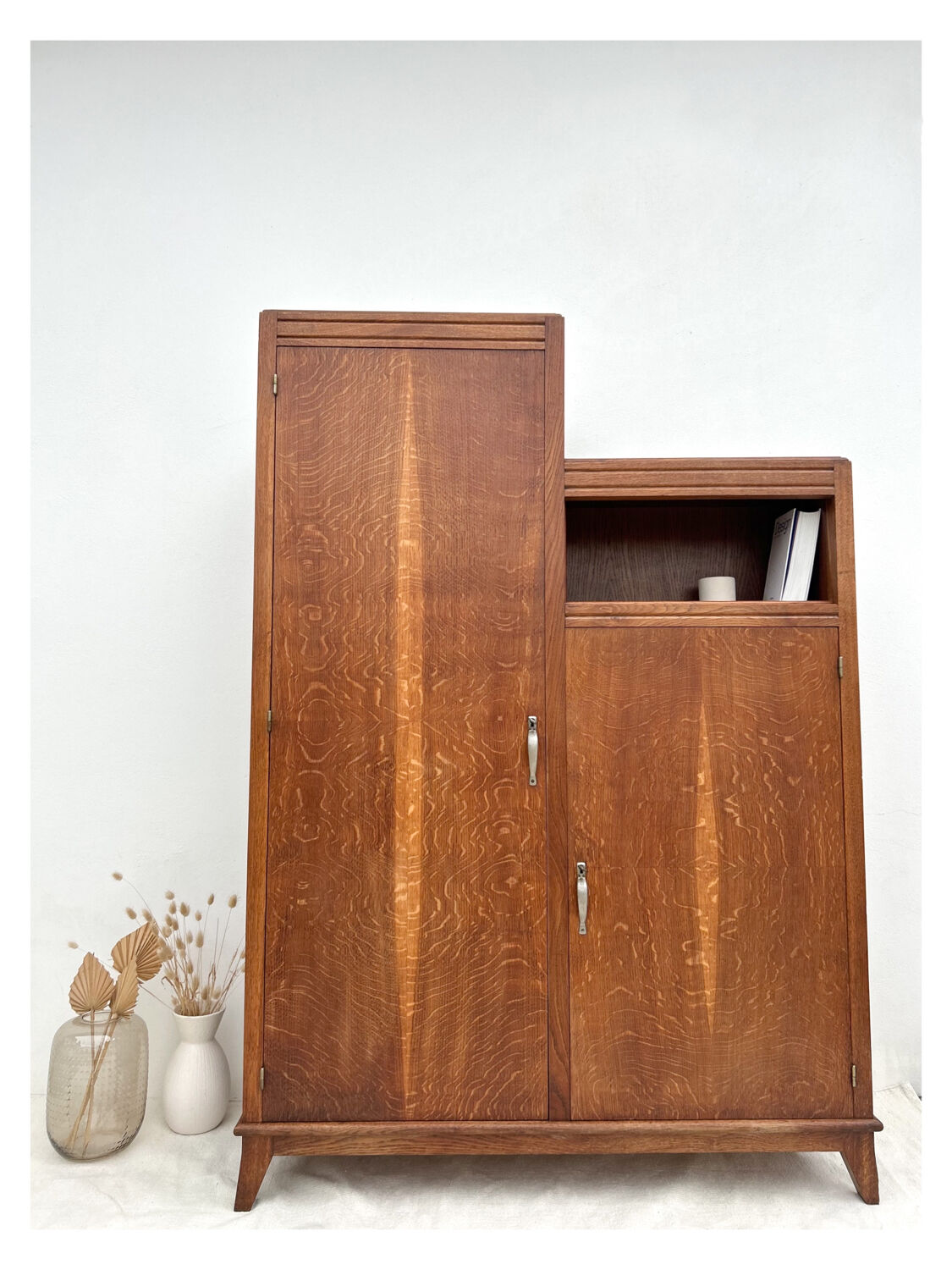 Asymmetrical Parisian wardrobe