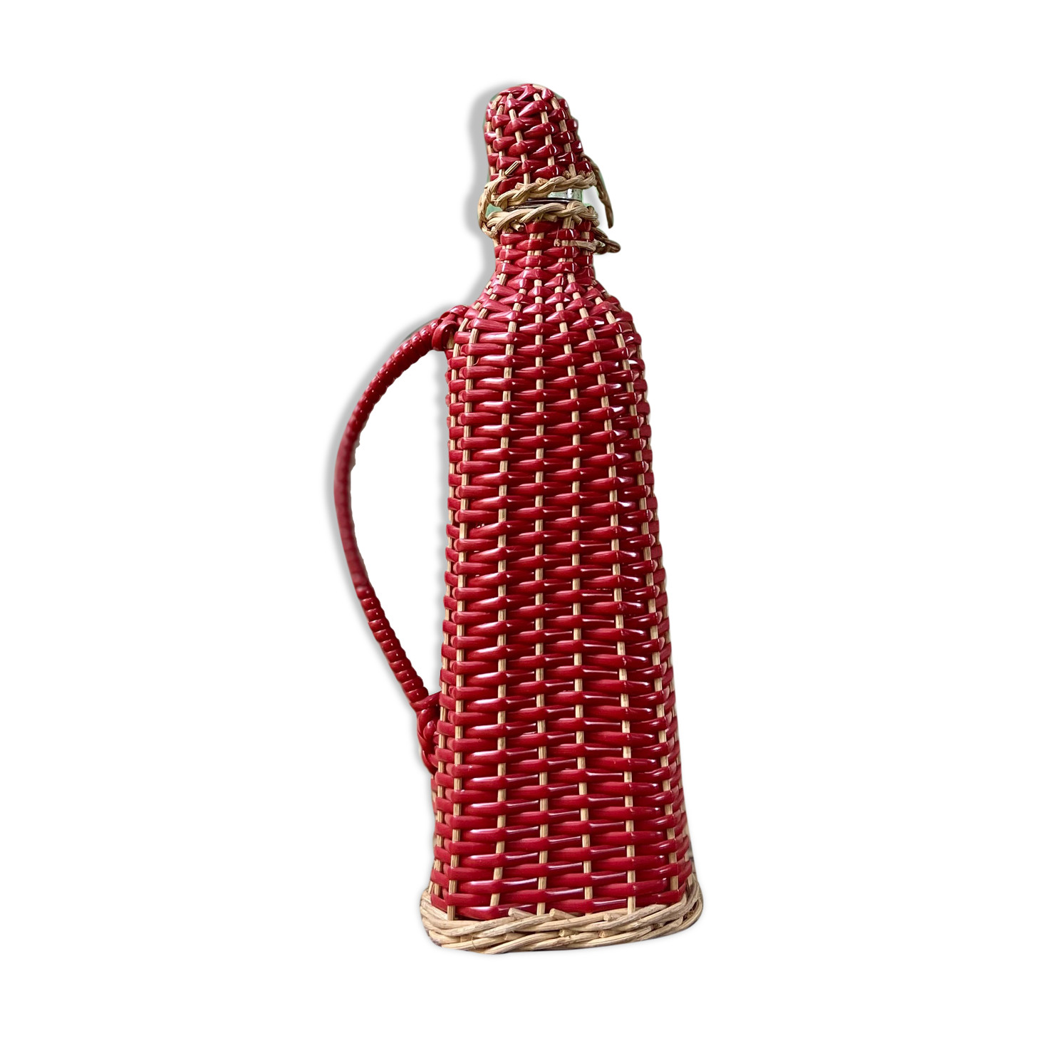 Vintage scoubidou bottle