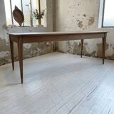2m oak farm table