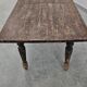 XXL Victorian farmhouse table in solid pine with patina, 1850s.