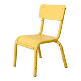 Chaise enfant jaune