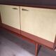 A large scandinavian style vintage wood formica deco 60/70s