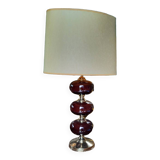 Earthenware 3-ball lamp base
