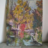 Autumn in Pont-Aven oil on panel