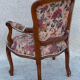 Louis XV style convertible armchair