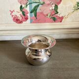 Cigar ashtray silver metal