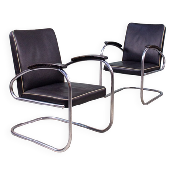 Set of 2 Vintage RS7 Chairs by Mauser Werke Waldeck, 1930s