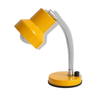 Small vintage yellow desk lamp