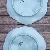 Oyster plates Sarreguemines