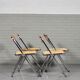 Quatre chaises Plia de Giancarlo Piretti pour Castelli