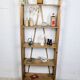 Étagère vintage en bois à 5 niveaux
