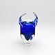 Vase Josef Hospodka Chribska Bohemia Cobalt Blue Glass 1960