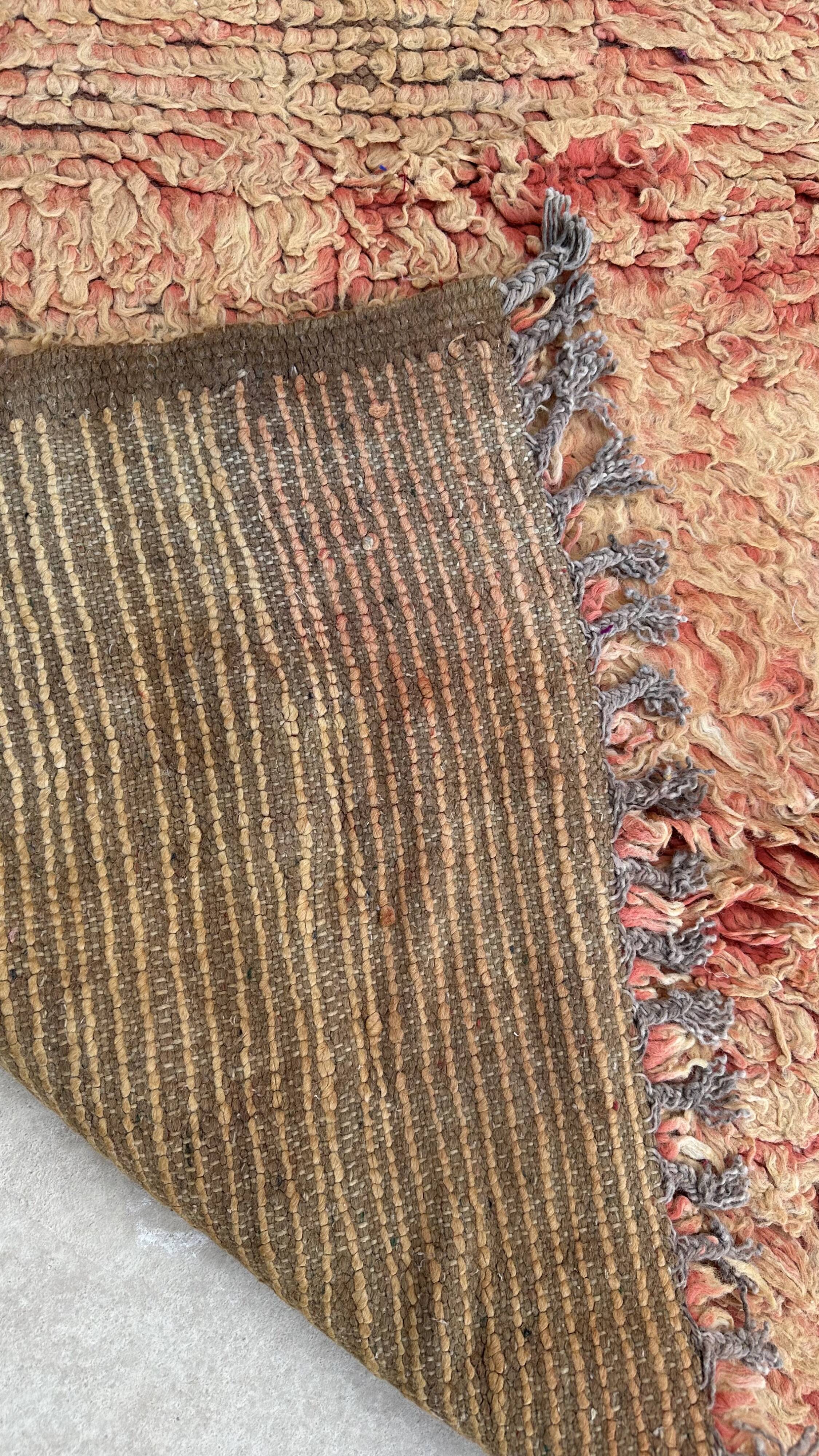 Moroccan rug Beni M'Guild orange - 85 x 320 cm