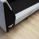 Grey corner sofa, Danish design, 1990s, production: Denmark