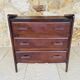 Commode de style Art Deco en noyer, circa 1950