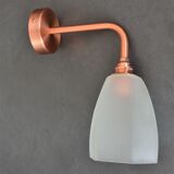 Hexagonal vintage wall lamp