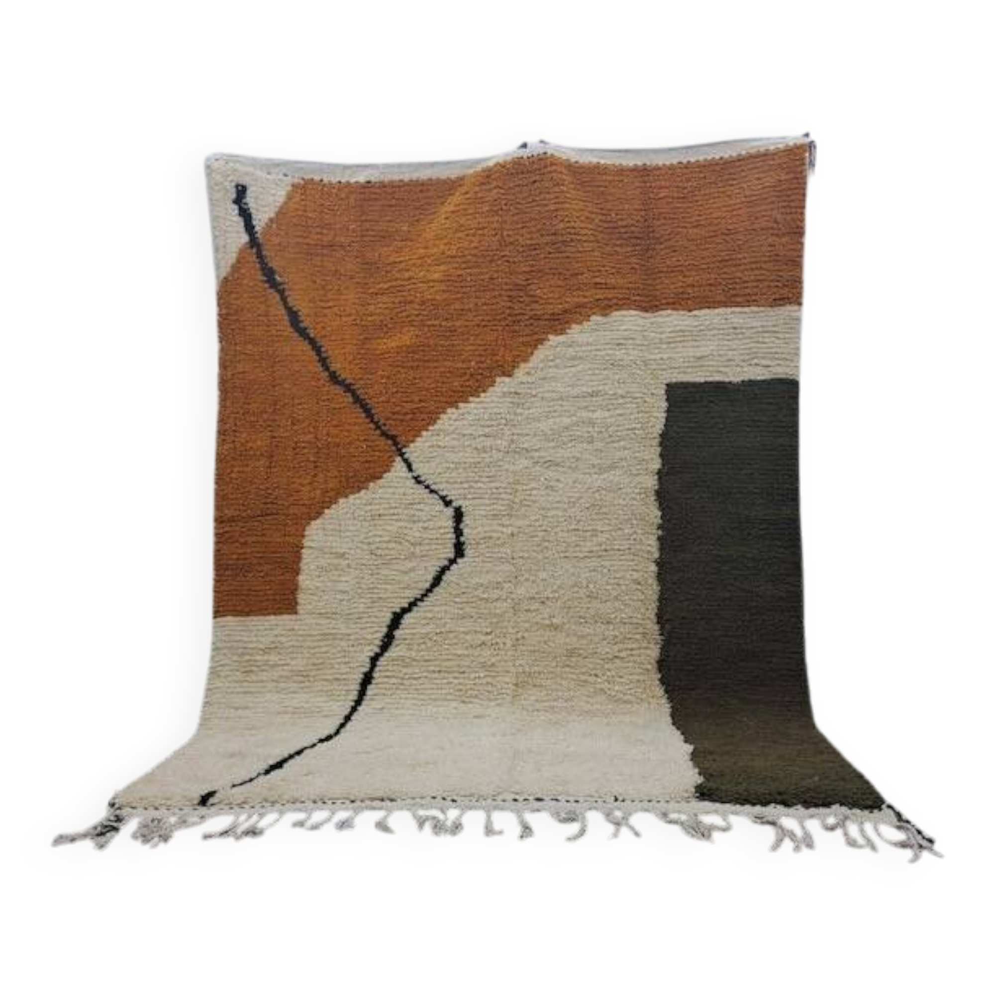 Beni Ouraine handwoven rug, traditional craftsmanship, size 150 x 250 cm