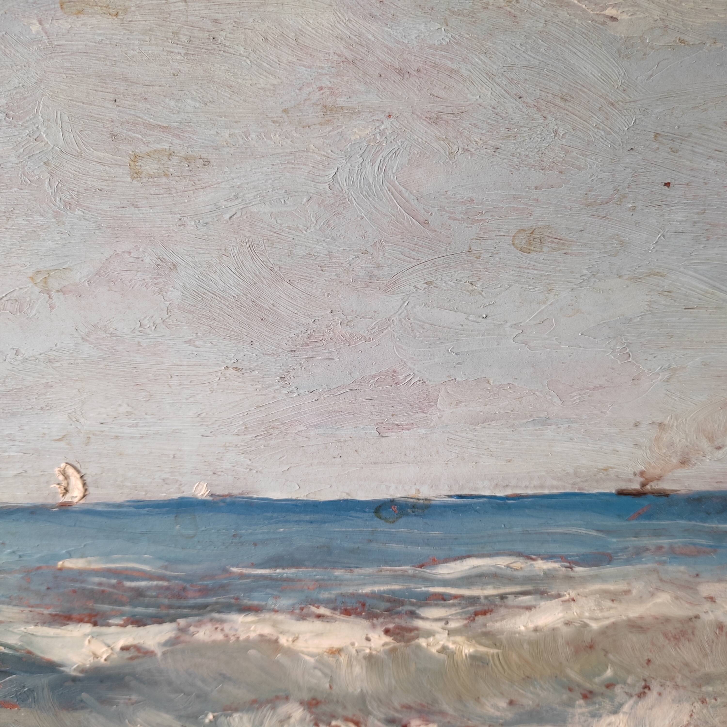 Huile sur carton Emile Viallate