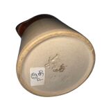 Petit pot à lait en faïence anglaise brun beige