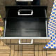 Satin black vintage wardrobe 1970