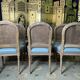 Suite of 6 Louis XVI style chairs signed Gouffé Paris
