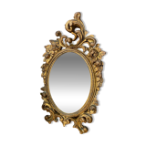 Baroque mirror from the 70s, in gilded wood