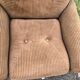 Vintage corduroy armchair