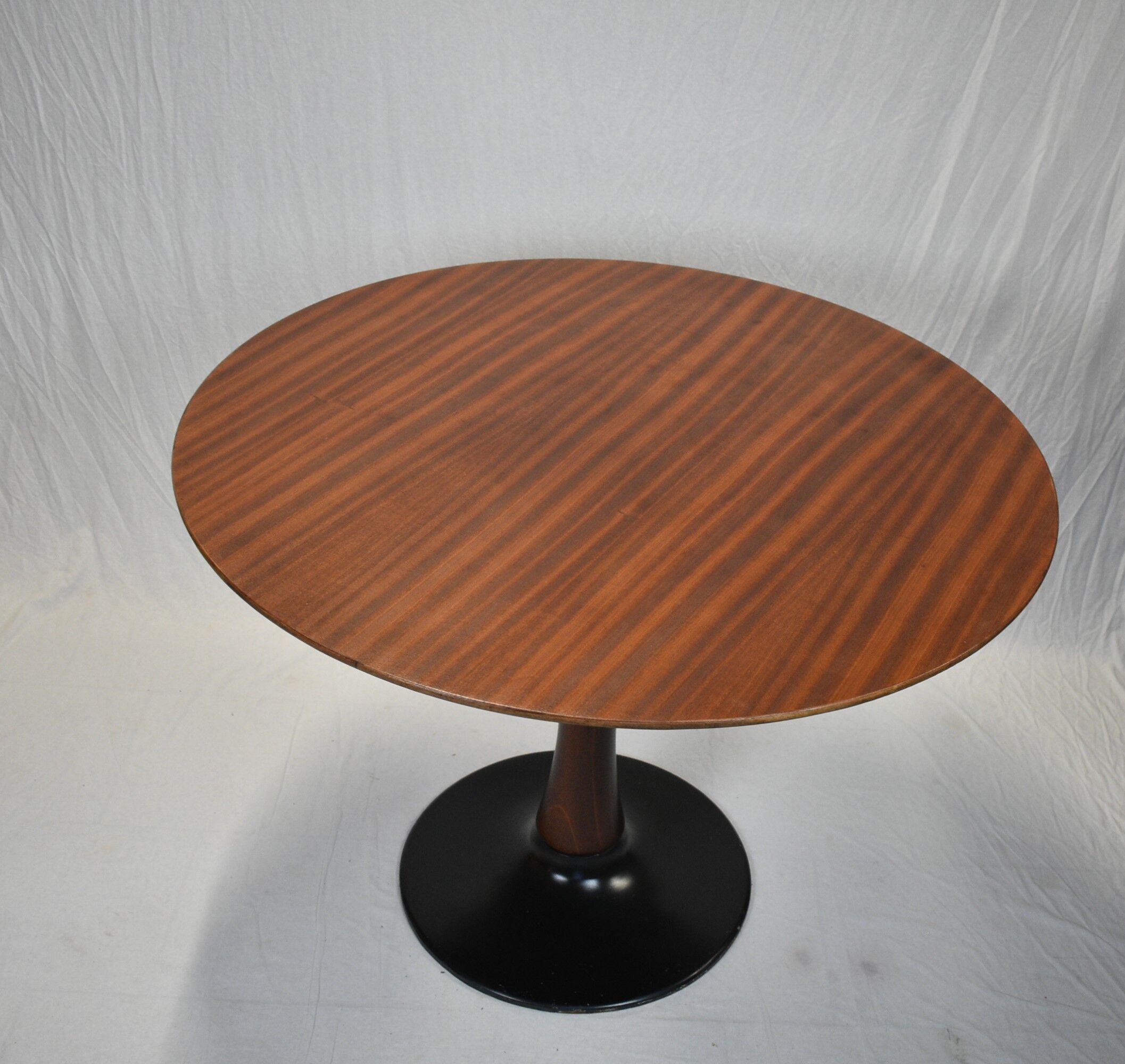 Designed Mahogany Round Dining Table, 1969