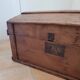 Grande malle en bois vintage