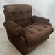 Set of 2 vintage Airborne French design armchairs from the 60s in velvet