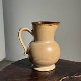 Vintage stoneware round carafe