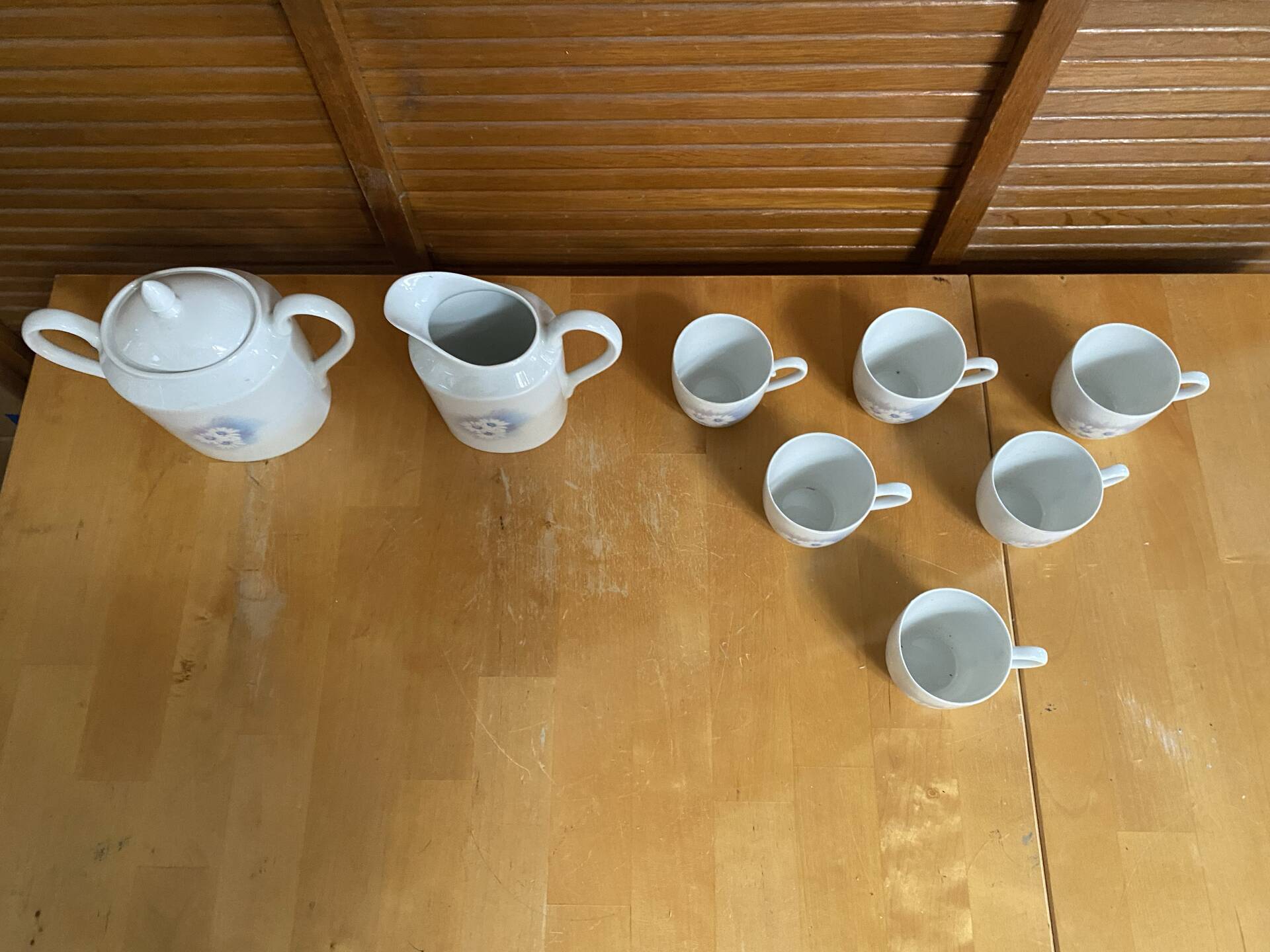 Service tea café antique porcelain limoges jammet seignolles model mo