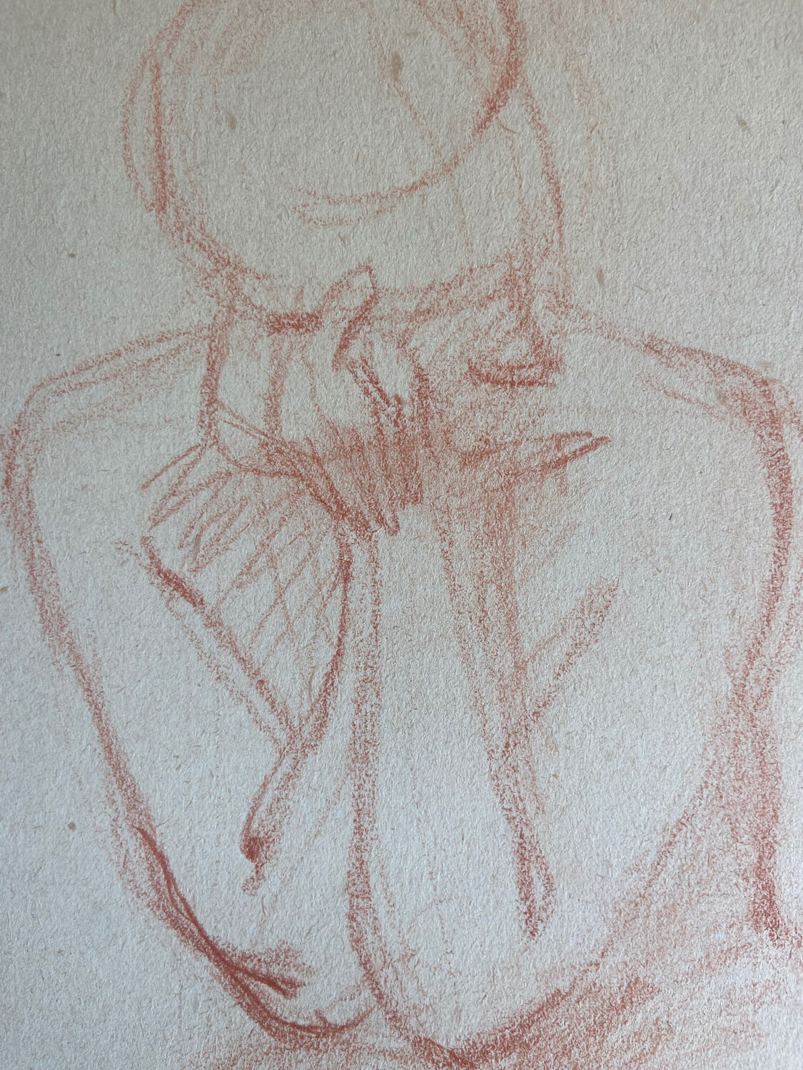 Female nude drawing