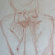 Female nude drawing