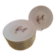 Set of 12 Limoges LP bee plates
