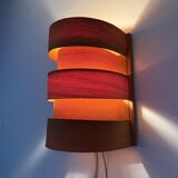 Scandinavian Modern Pine Wall Light by Hans Agne Jakobsson for Markaryd, Sw
