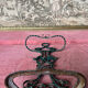 Umbrella stand in enameled cast iron and vintage iron