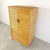Vintage pencil reed cabinet, 1970s