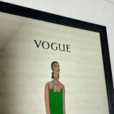 Vogue Magazine Cover 1925 Print, Eduardo García Benito art deco mirror