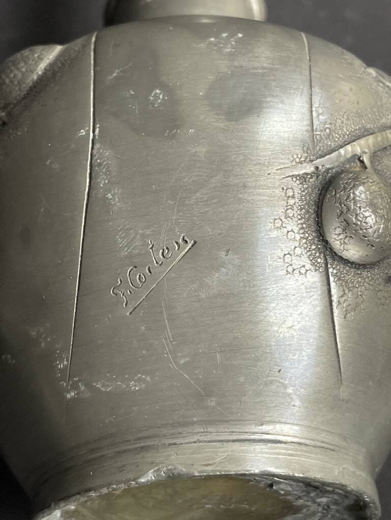 Vase F. Cortési – Art pewter