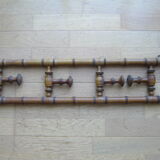 Bistro coat rack with 4 folding hooks