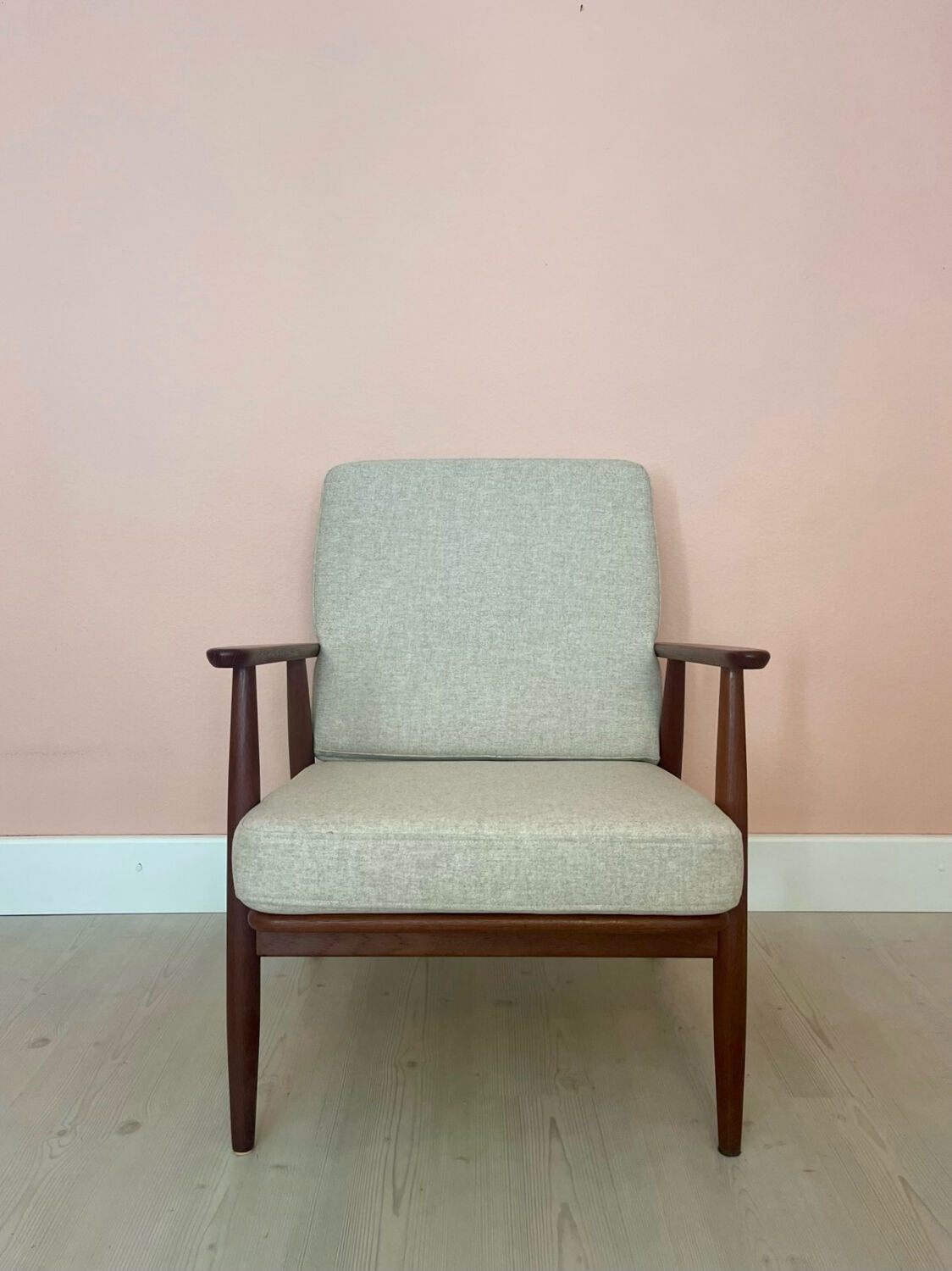 Danish midcentury teak easy chair by Getama