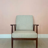 Danish midcentury teak easy chair by Getama