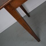 Antique 19th Century French Rustic Farmhouse Dining Table Fruitwood
