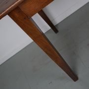 Antique 19th Century French Rustic Farmhouse Dining Table Fruitwood