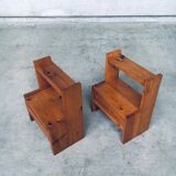 Mid-Century Scandinavian Pine Bedside Tables, Sweden, 1960s, Set of 2