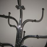 Vintage chrome coat holder