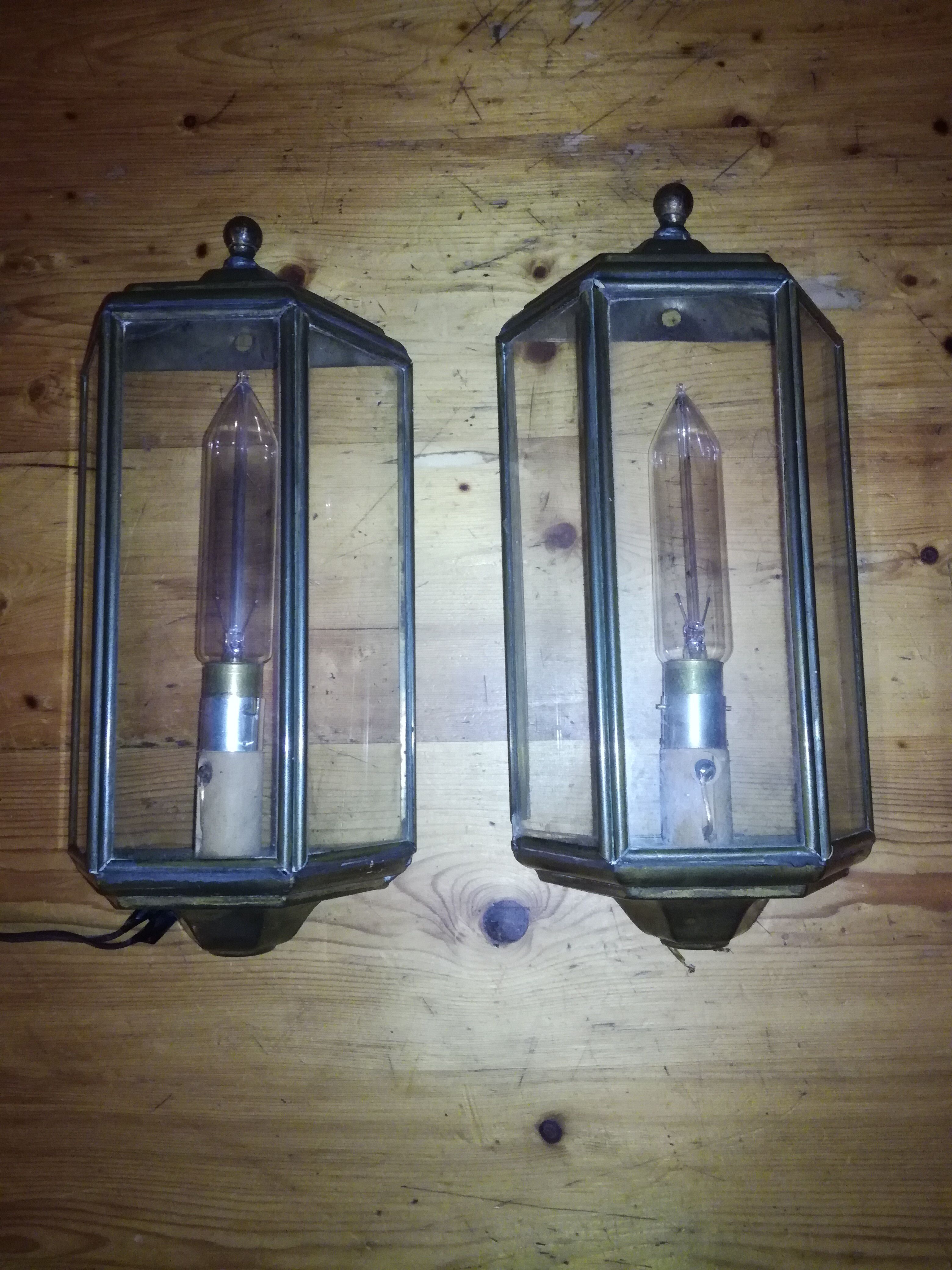 Two old sconces